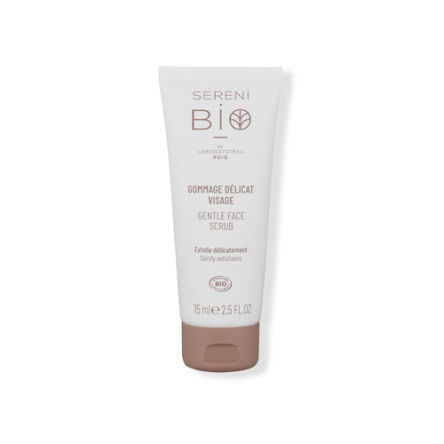 【FACE SCRUB】75ml | Organic Non-Irritating Exfoliator for Skin Renewal & Sensitive Skin | SERENI BIO