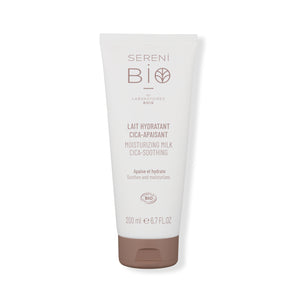 SERENI BIO | Moisturizing Milk CICA-SOOTHING 200ml | Organic, Lightweight & Hydrating for Soft, Soothed & Supple Skin